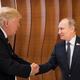 President Donald Trump meets Vladimir Putin, president of Russia, at the opening of the G-20 summit on July 7, 2017, in Hamburg, Germany. (Steffen Kugler /BPA via Getty Images)